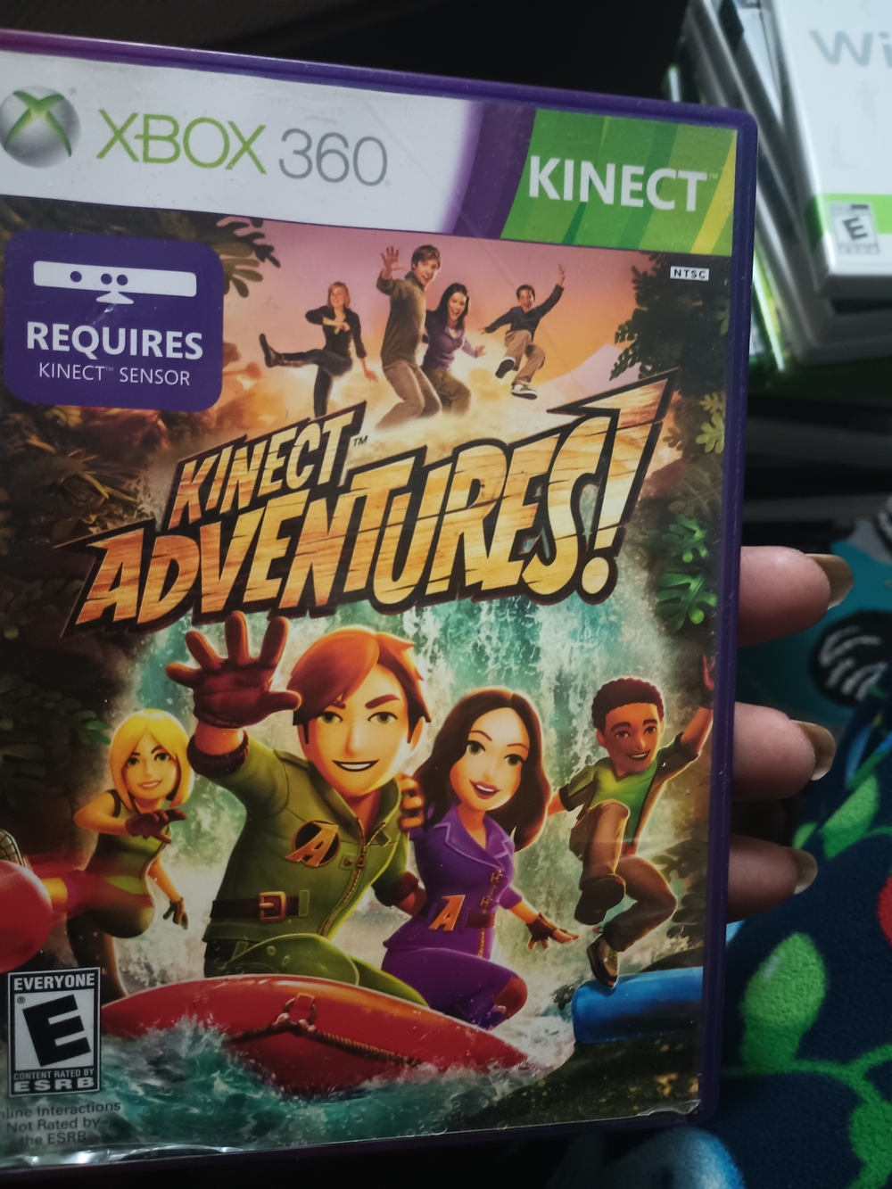 Microsoft Xbox 360 Kinect Adventures! - Purple Case